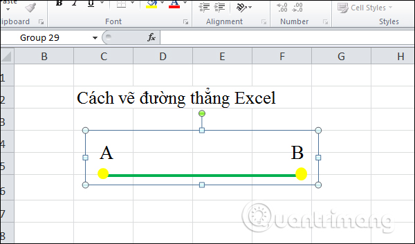 How to draw straight lines and arrows in Excel - Draw shapes in Excel Picture 28