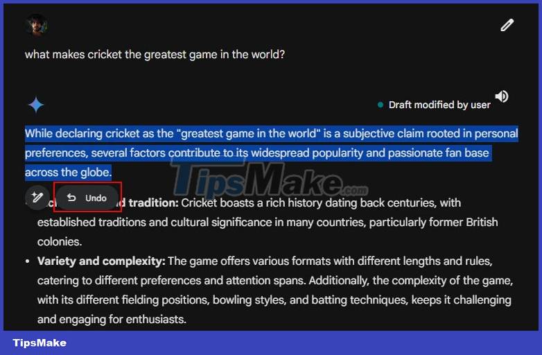 How to edit responses on Gemini Picture 3