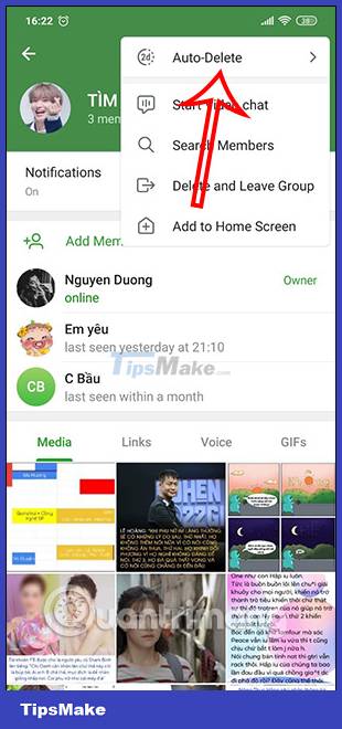 How to enable automatic deletion of Telegram messages Picture 11