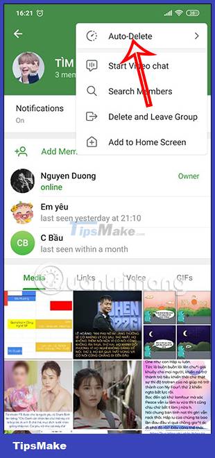 How to enable automatic deletion of Telegram messages Picture 8