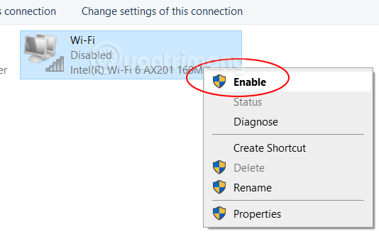 How to fix laptop error not connecting to WiFi, fix laptop error not receiving WiFi Picture 4