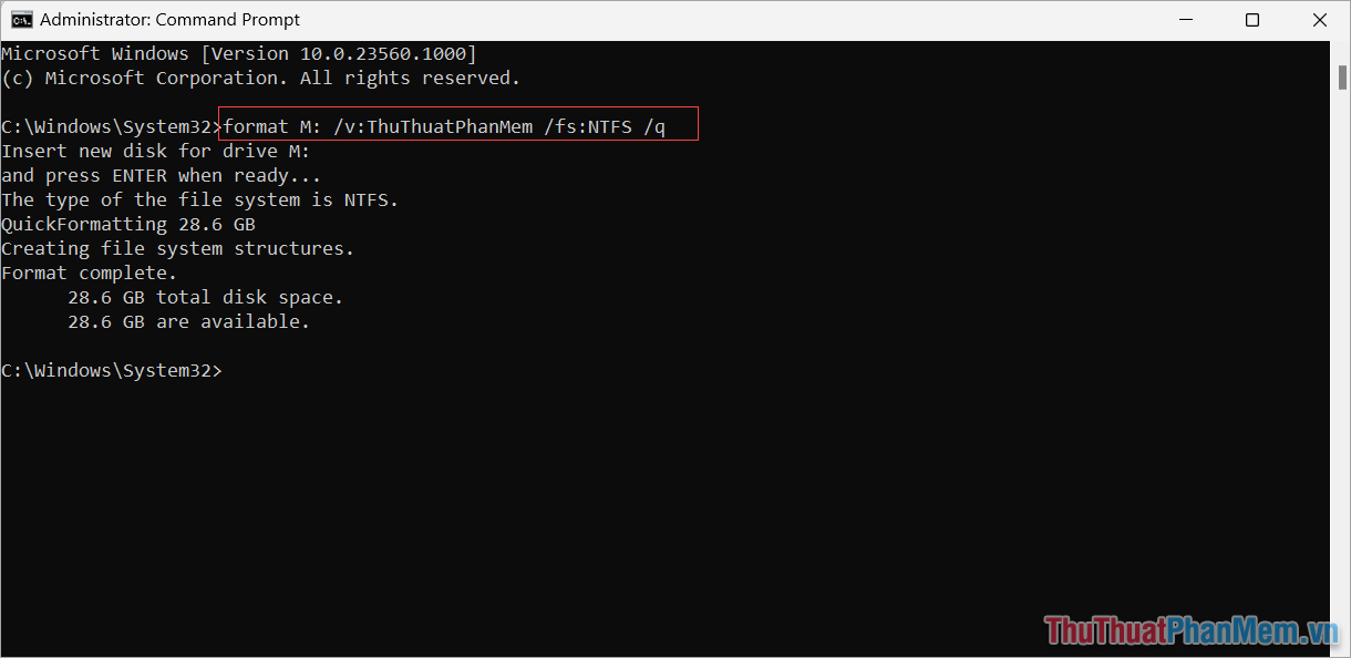 How to format USB with CMD simply and quickly Picture 13