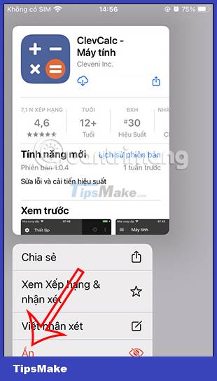 How to hide apps that have been downloaded to iPhone Picture 7