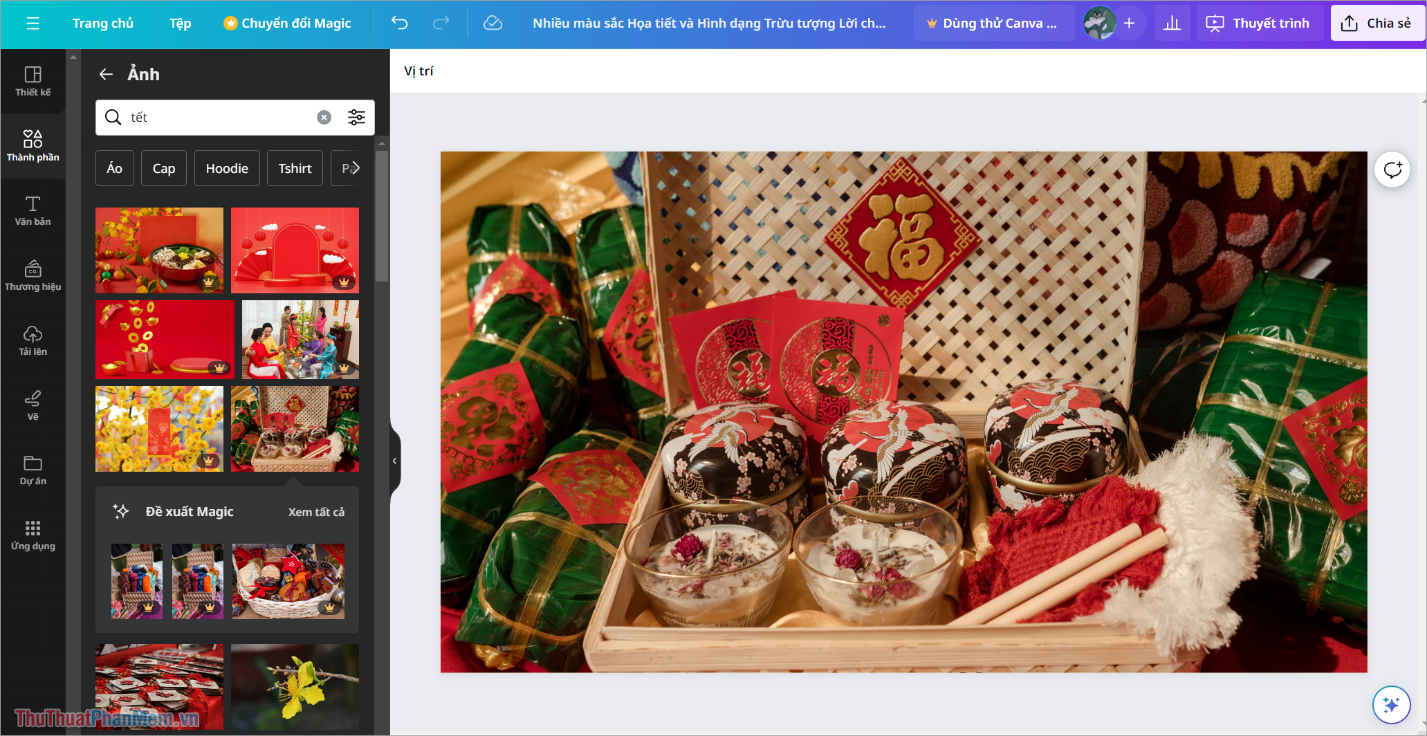 How to insert photos into Canva simply and quickly Picture 12