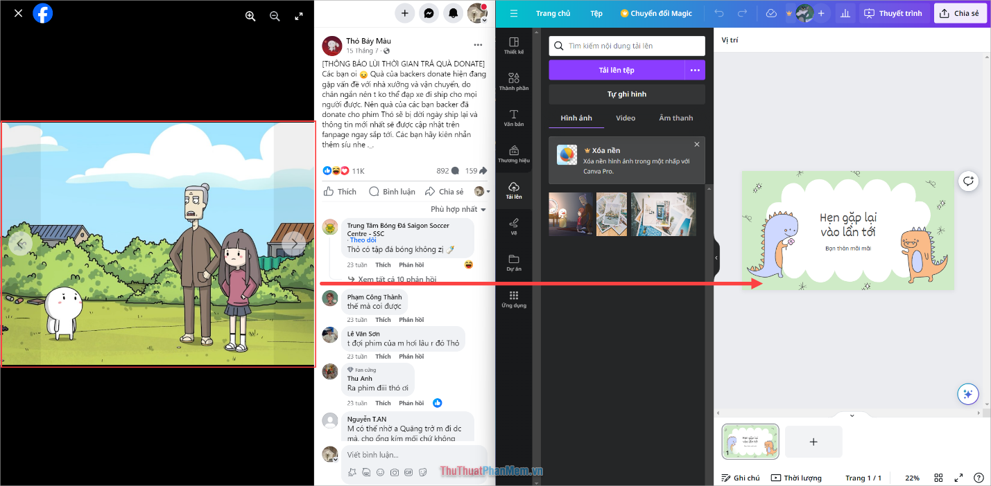 How to insert photos into Canva simply and quickly Picture 7