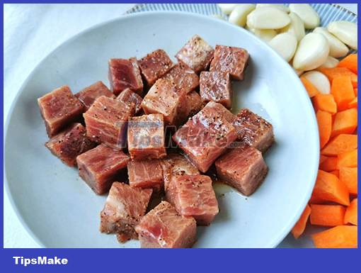 How to make beef shake with rich garlic butter Picture 1