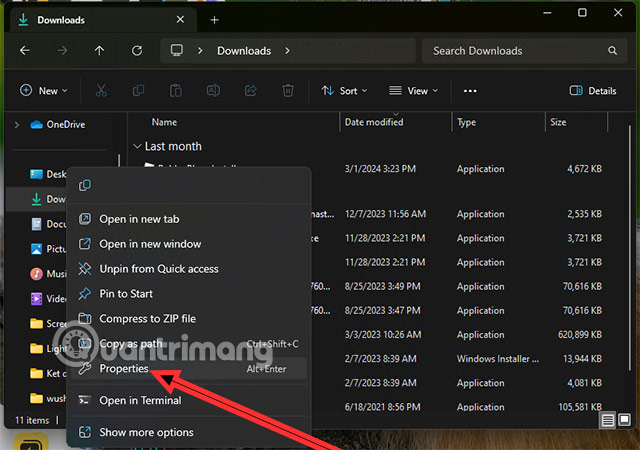 How to move the Download folder to another drive on Windows 11 Picture 1