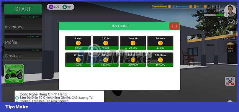 How to receive Ojol The Game Koin, receive Ojol The Game gold coins Picture 4