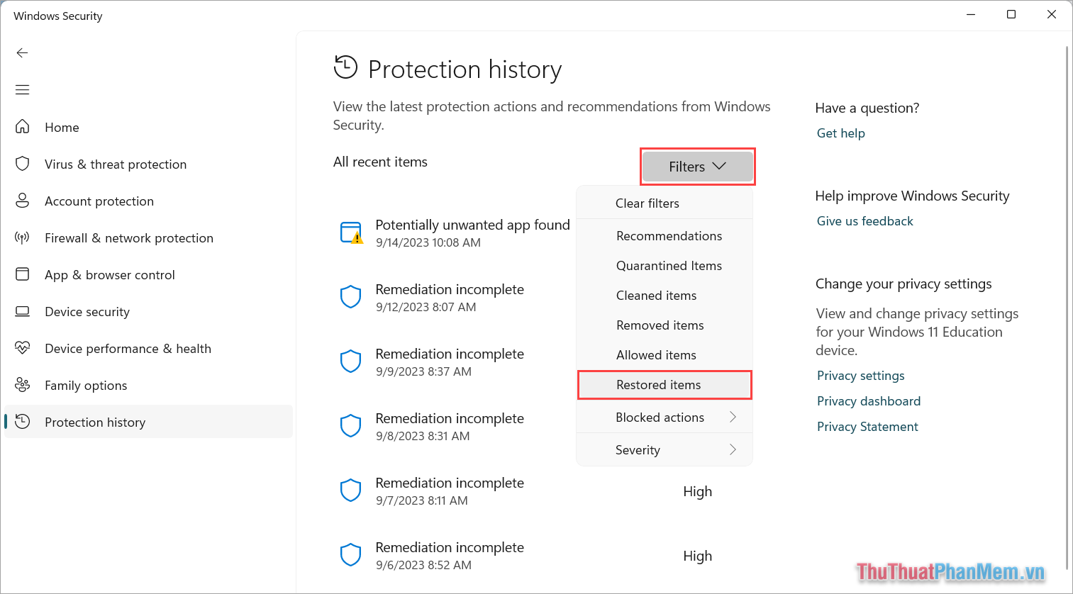 How to recover files deleted by Microsoft Defender quickly and simply Picture 7