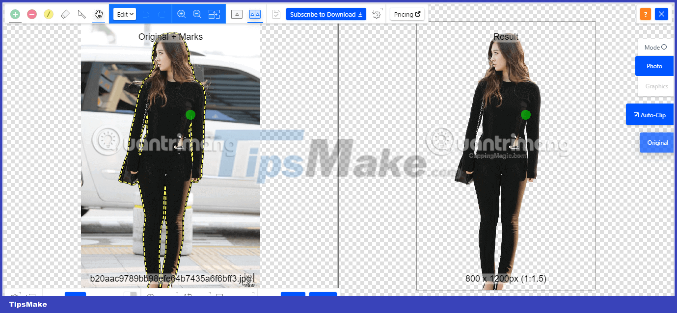 How to remove fonts online, remove photo background very easily Picture 7