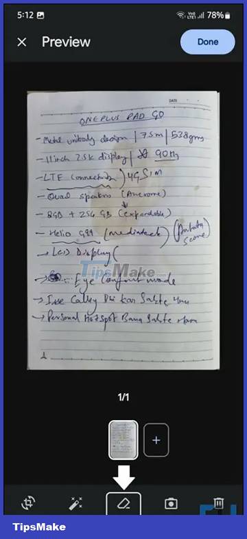 How to remove scanned document stains on Google Drive Picture 2