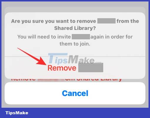 How to remove someone from a shared photo library on iPhone Picture 4