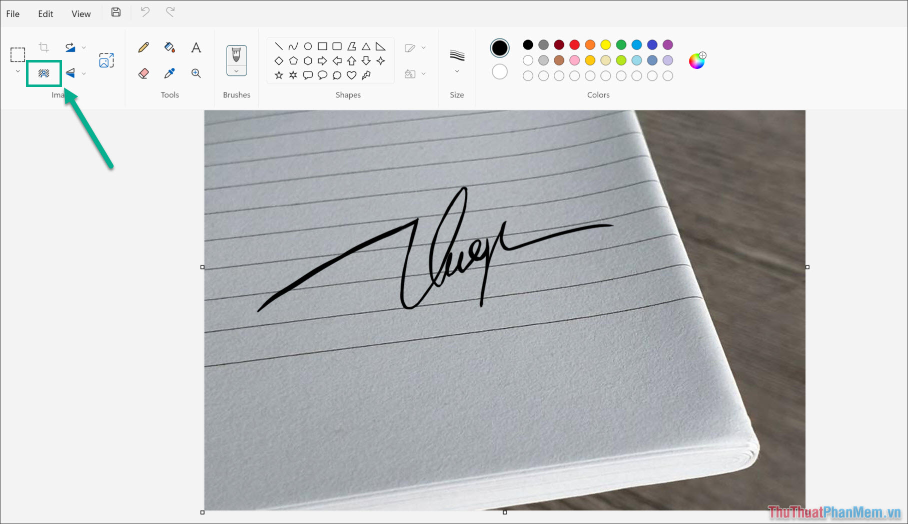 How to separate signature background - Separate signature from photo simply and quickly Picture 9