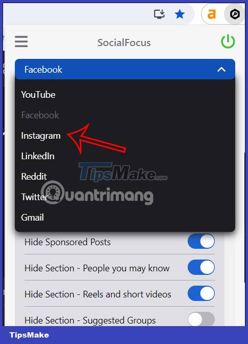 How to tidy up Facebook, YouTube, Gmail interfaces - TipsMake.com