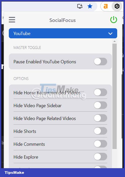 How to tidy up Facebook, YouTube, Gmail interfaces - TipsMake.com