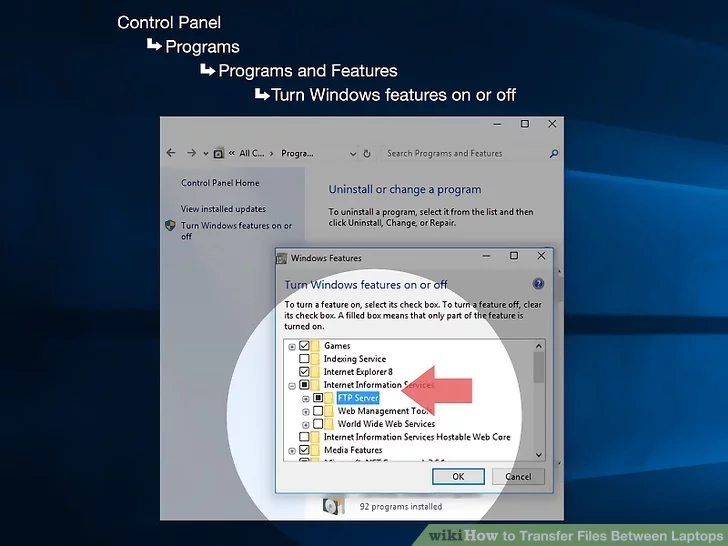 How to transfer data between computers Picture 5