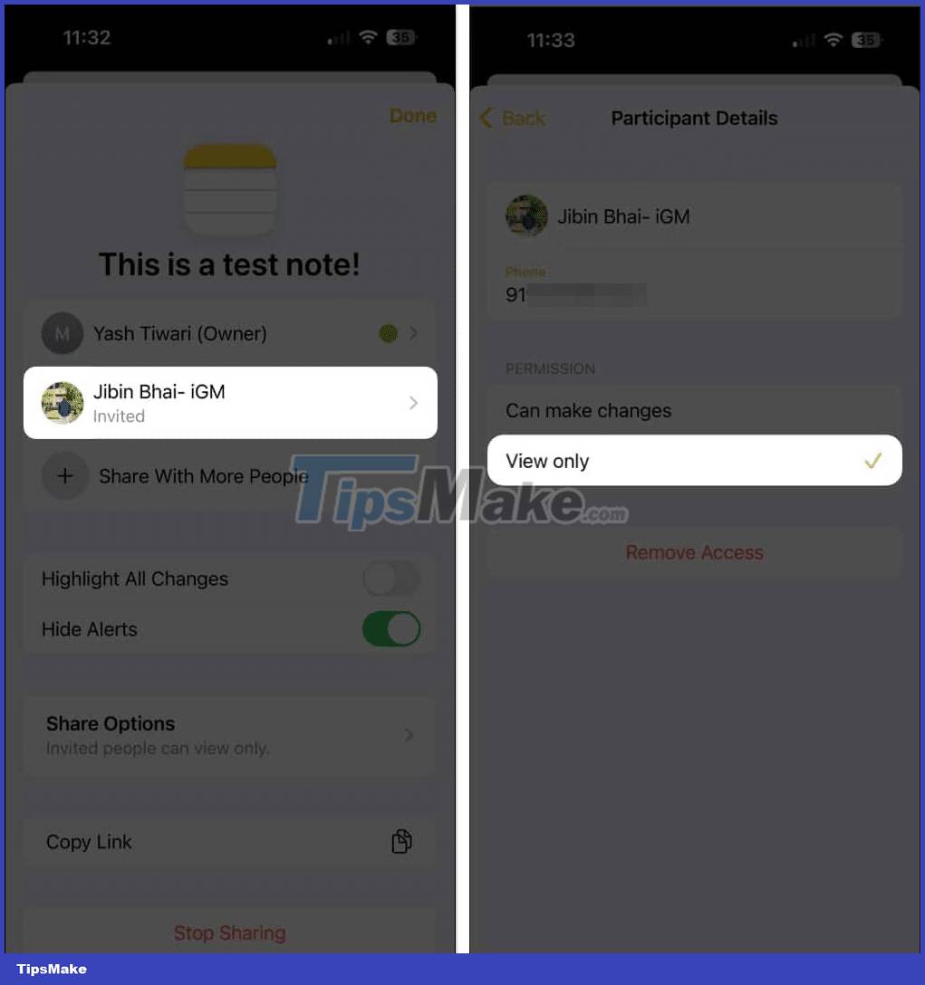 How to turn off shared notes notifications on iPhone Picture 3