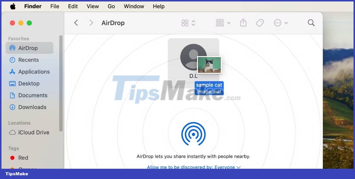 How to use AirDrop on Mac Picture 4