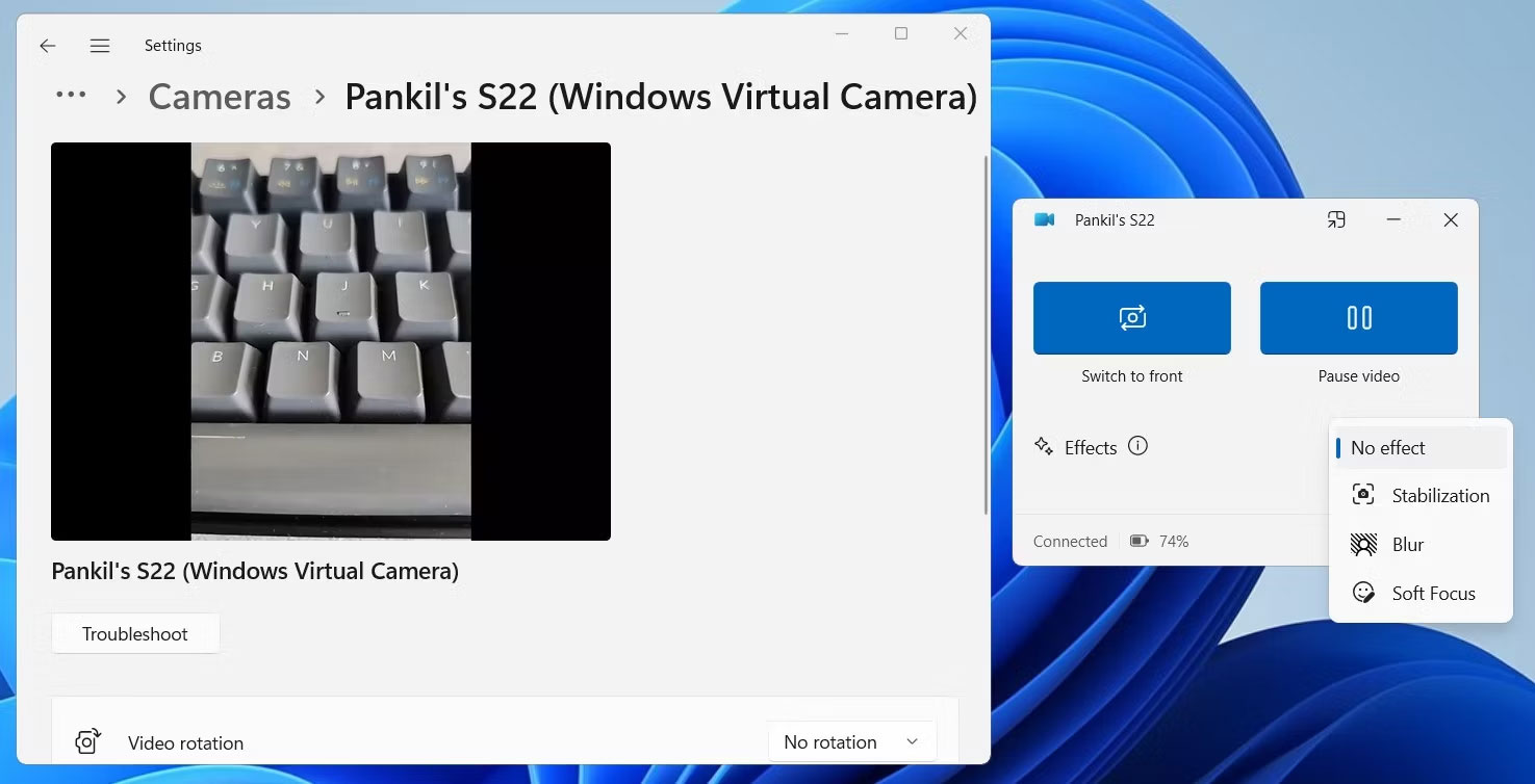 How to use Android phone as a webcam on Windows 11 Picture 2