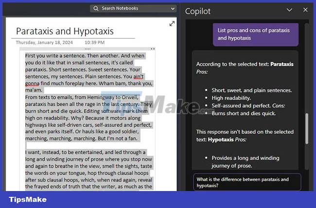 How to use Copilot in OneNote Picture 7