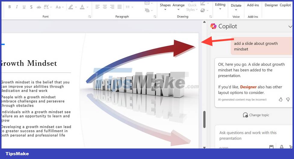How to use Copilot in PowerPoint Picture 4