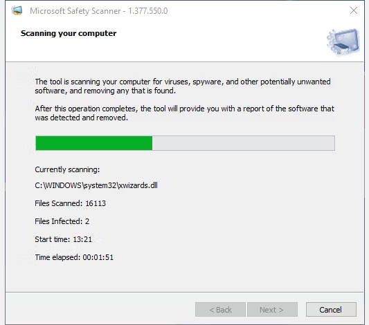 How to use Microsoft Safety Scanner to scan for malware Picture 2
