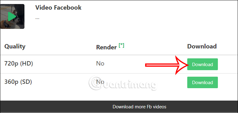 How to use Snapsave to download full HD Facebook videos Picture 4
