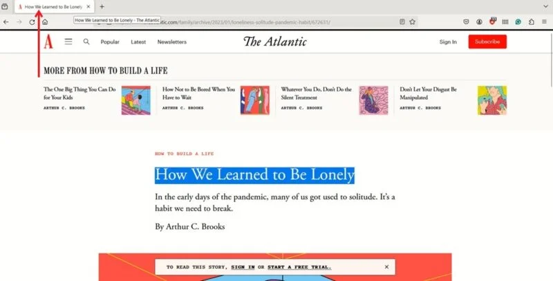 images 1 of How to view hidden article content and register as a member on the website