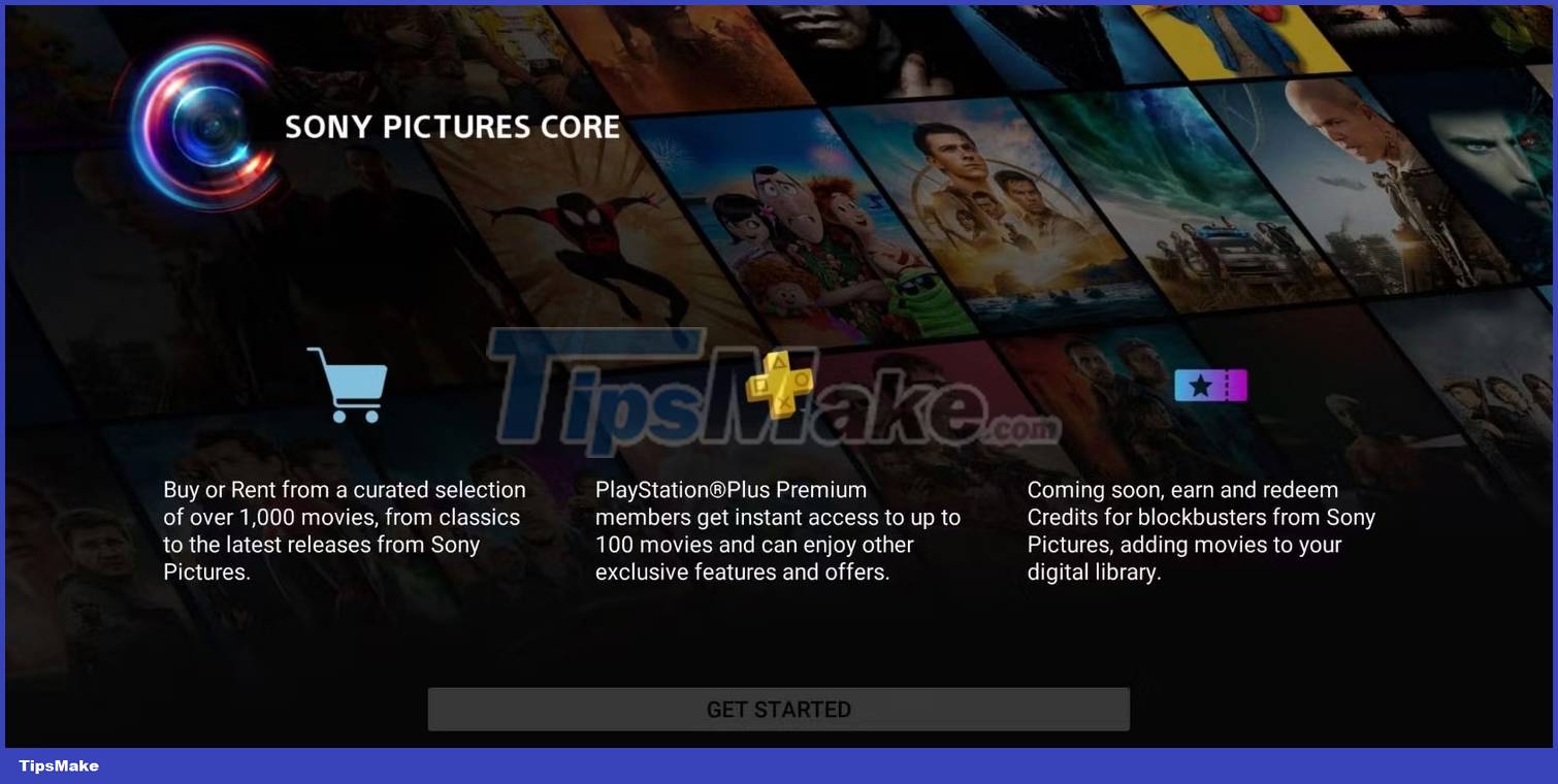 How to watch movies on PS5 using Sony Pictures Core Picture 4