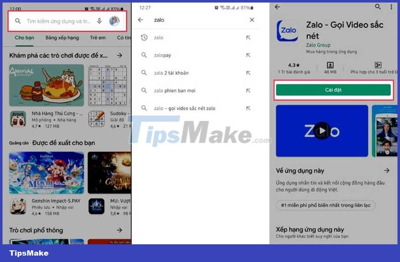 How to download Zalo - TipsMake.com