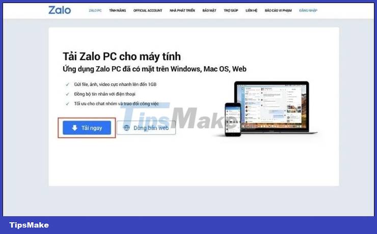 How to download Zalo Picture 3