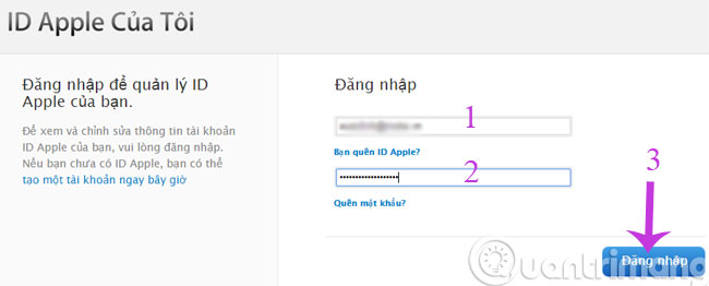 Instructions for changing iCloud password are very simple Picture 12