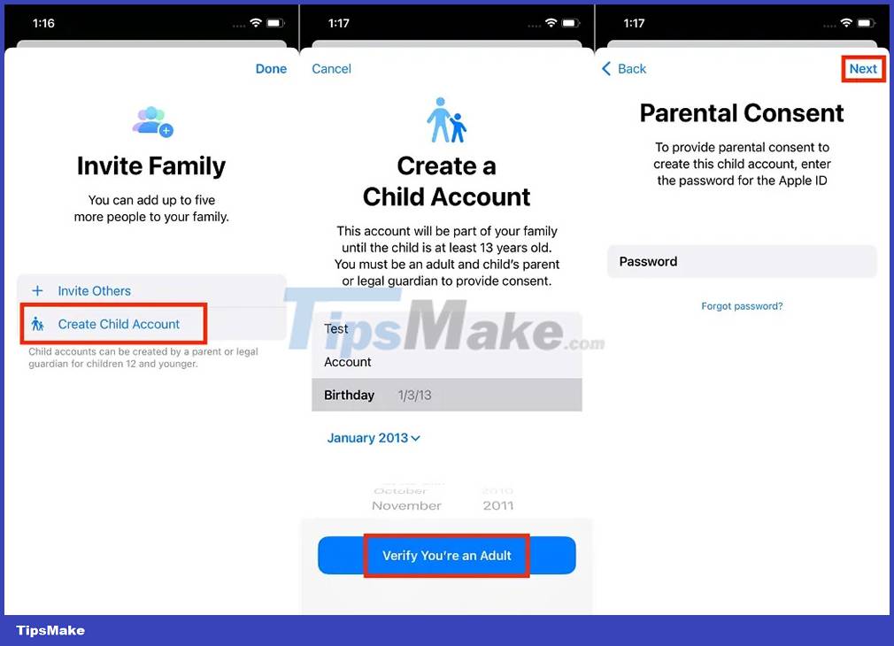 Instructions for creating an Apple ID account for children Picture 2
