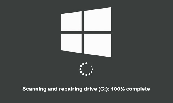 Instructions for handling when Scanning and Repairing Drive C takes too ...