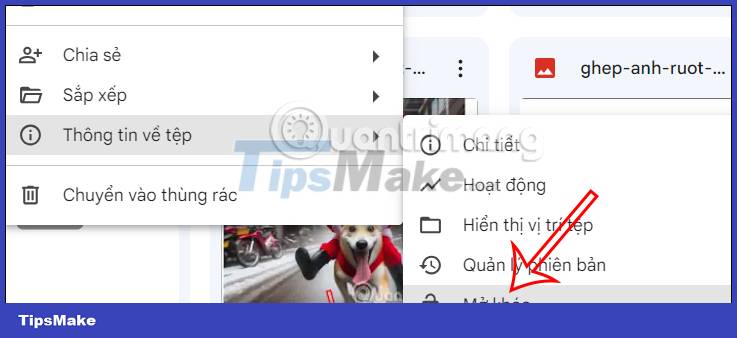Instructions for locking Google Drive files to prevent editing Picture 5