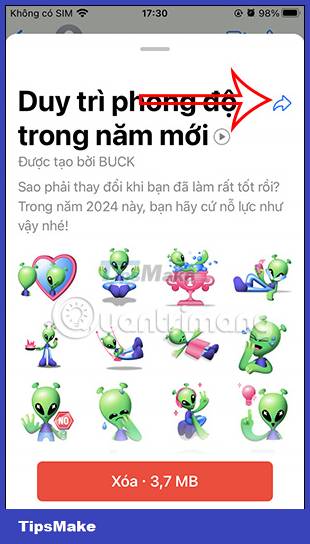 Instructions for sharing WhatsApp stickers Picture 7