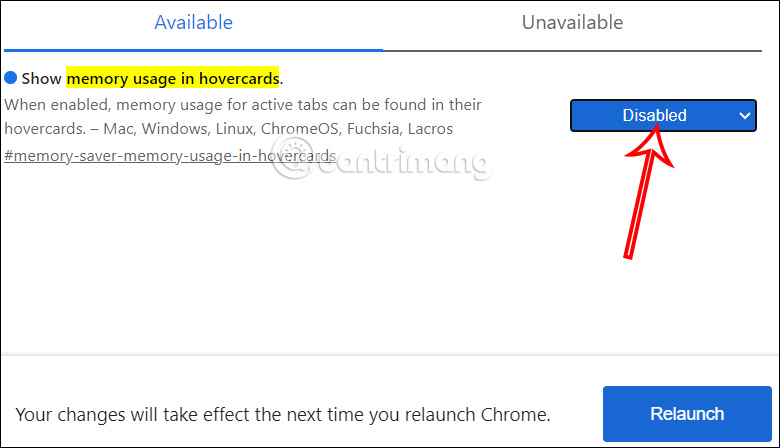 Instructions for turning off Tab Preview on Chrome Picture 7