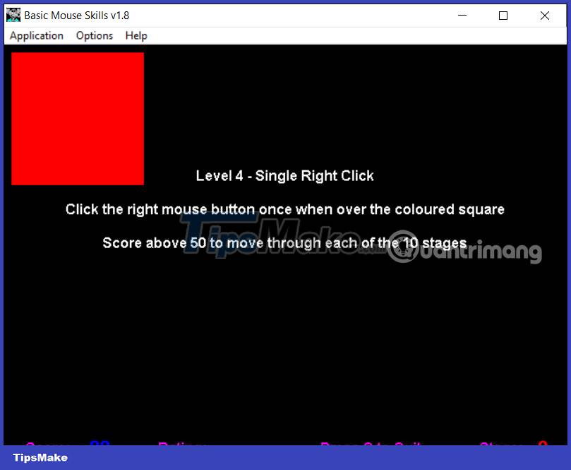 Instructions for using Basic Mouse Skills mouse training software Picture 5