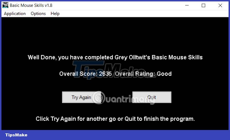 Instructions for using Basic Mouse Skills mouse training software Picture 7