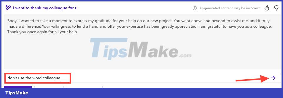 Instructions for using Copilot in Outlook Picture 4