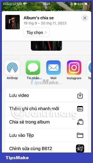 Instructions for using memories album on iPhone in Photos Picture 13