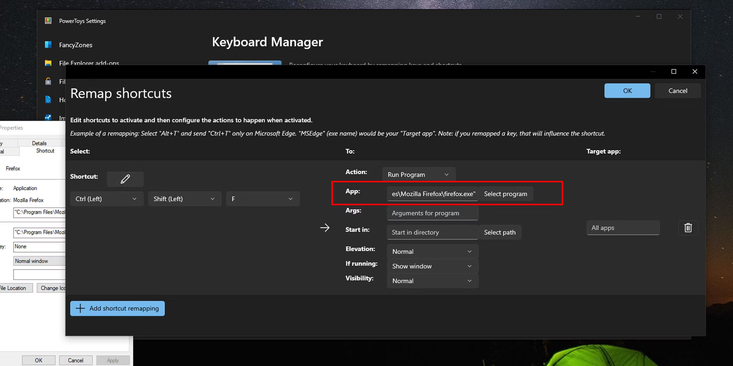 Picture 8 of Instructions on how to create shortcuts to open Windows applications