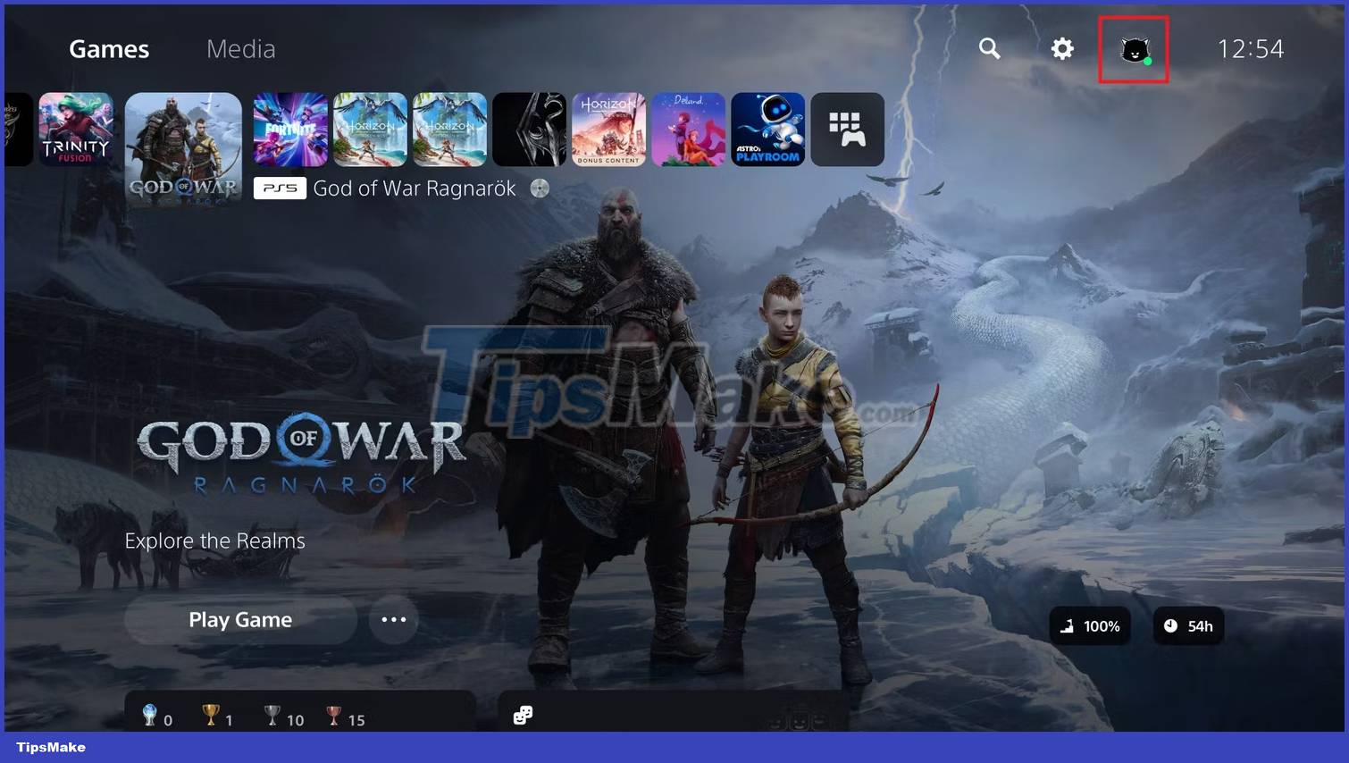 Is it possible to change the background on PS5? Picture 4