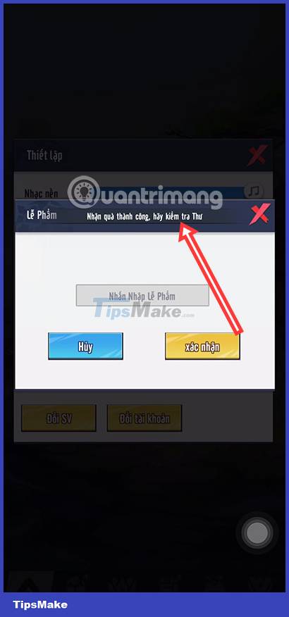 Latest Alo Ngo Khong code and how to enter reward code Picture 5