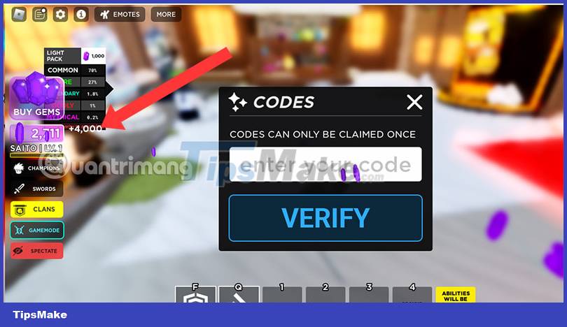 Latest Death Ball code and how to enter the code Picture 4