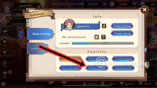 Latest Fairy Tail Fierce Fight giftcode Picture 2