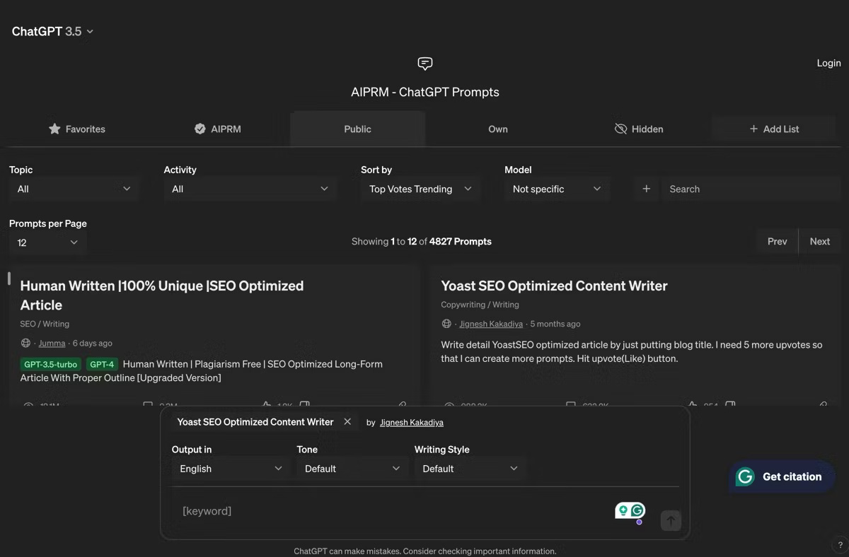 Learn about AIPRM for ChatGPT: Chrome extension makes creating ChatGPT reminders easy Picture 4