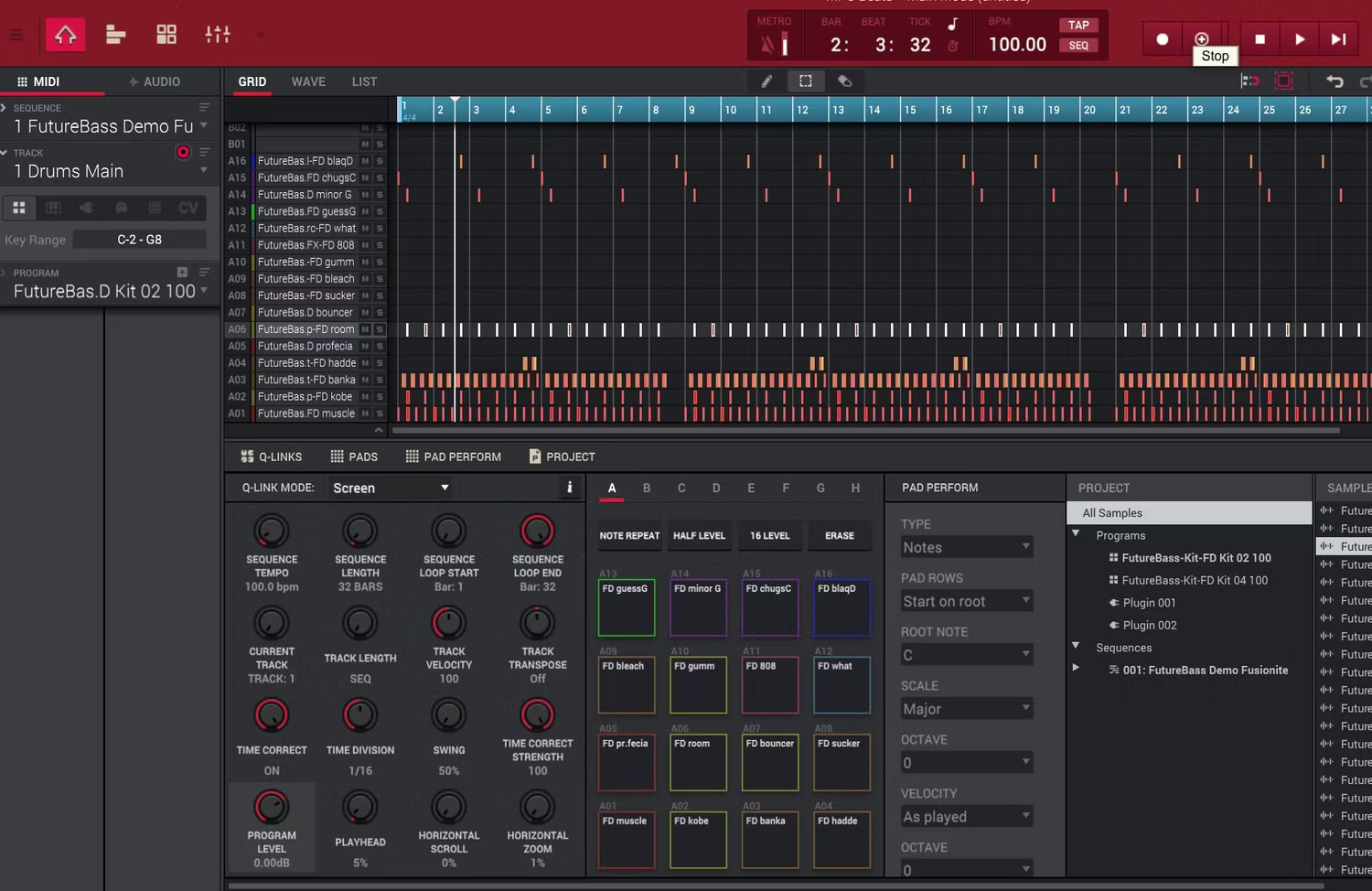 Learn about Akai's MPC Beats: GarageBand App for Windows Picture 3