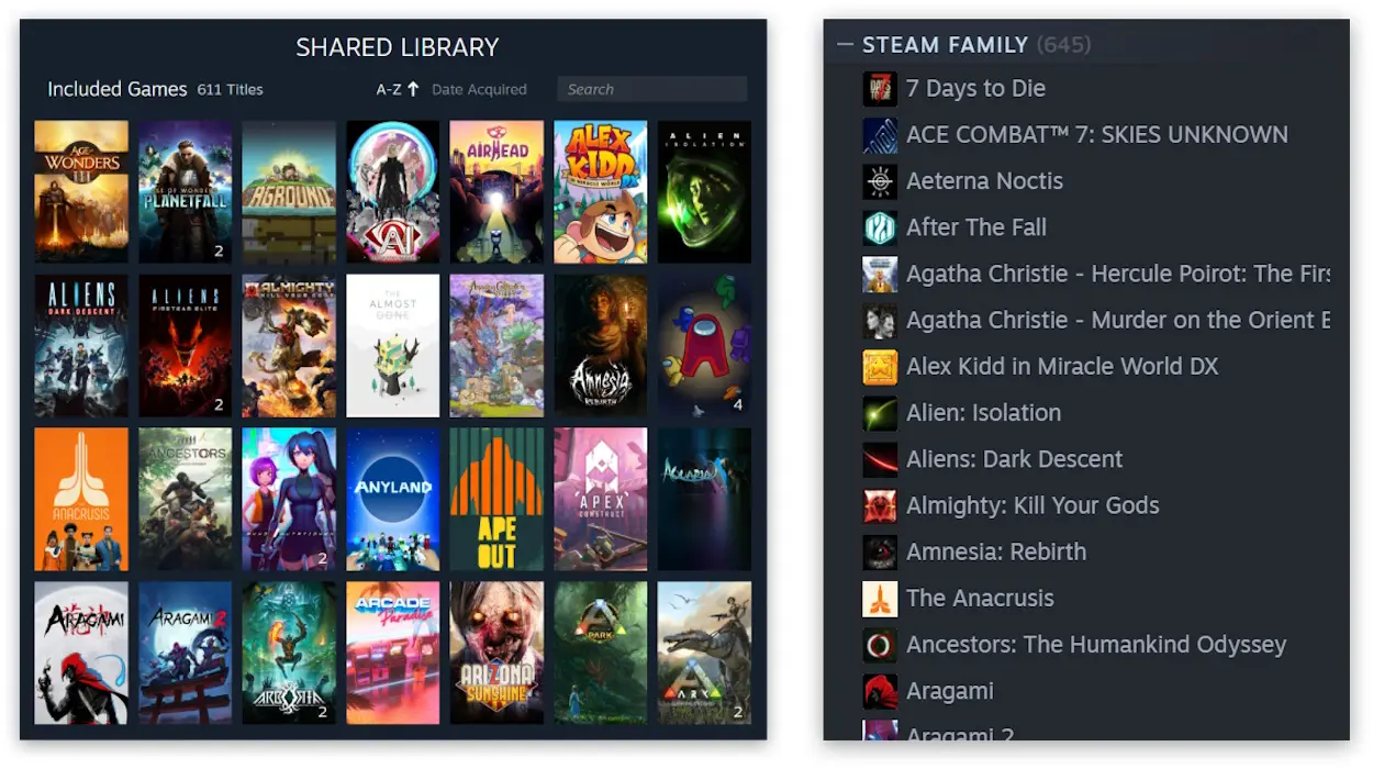 Learn about Steam Families: Tool to make game sharing smoother Picture 2