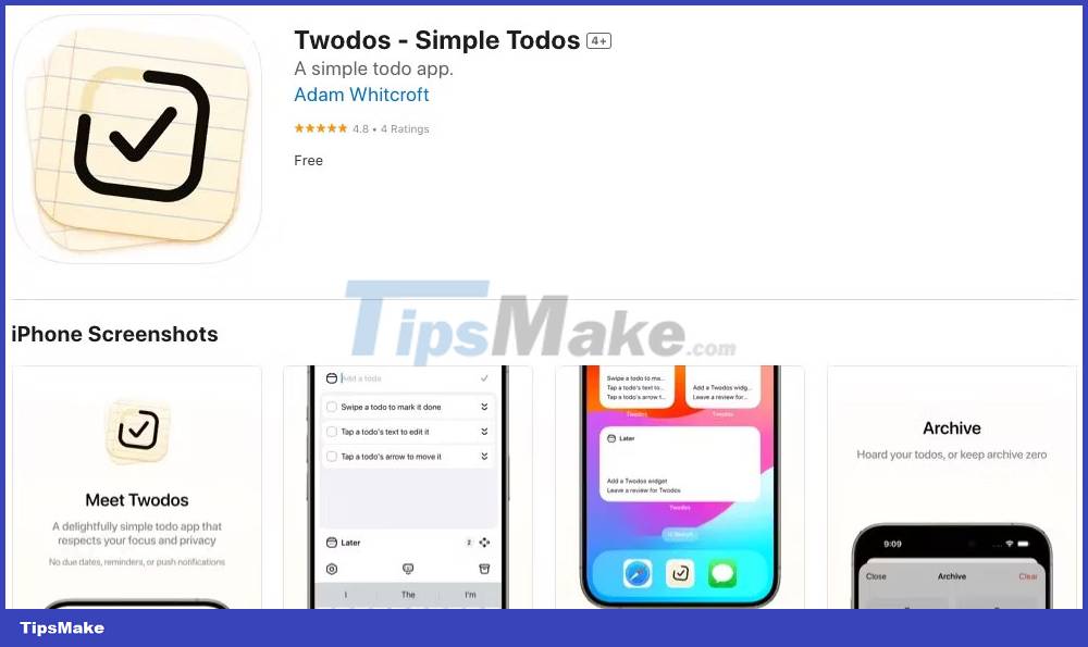 Meet Twodos: A free, simple and unique task organization app Picture 2